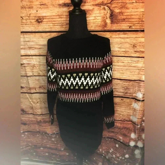 Black Sweater Dress - Picture 2 of 14